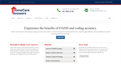 Desktop Screenshot of homecareanswers.com